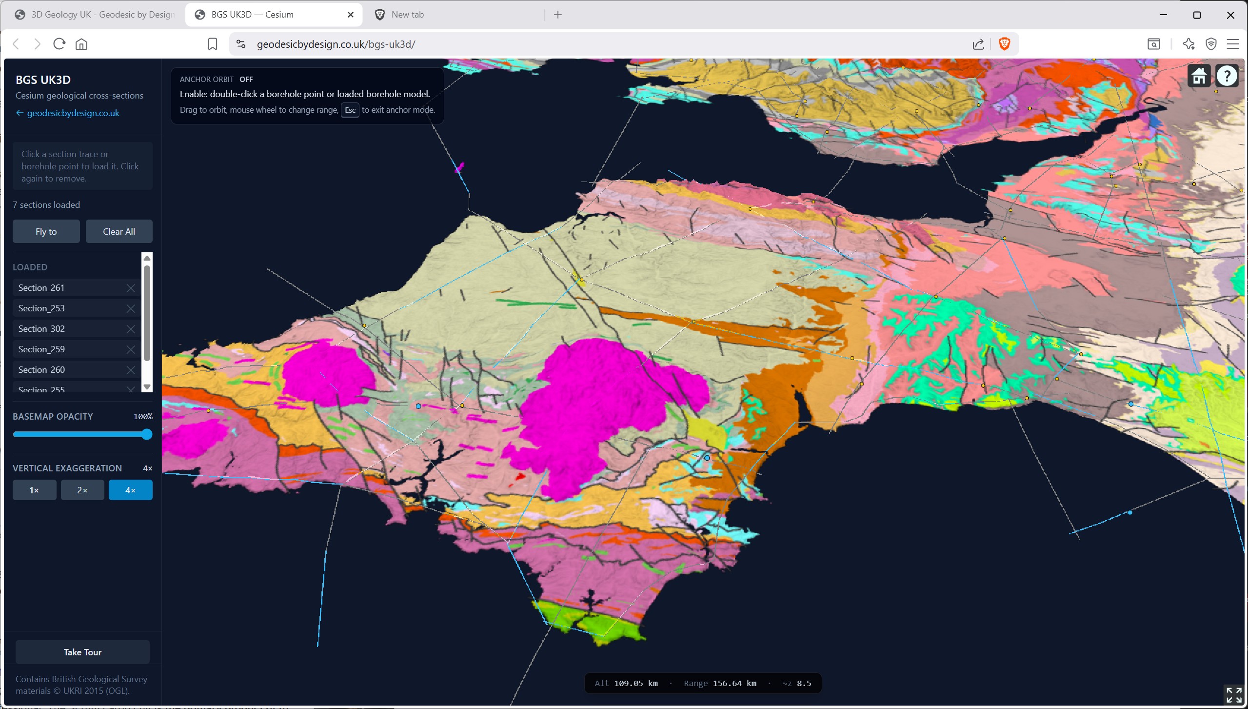 UK Geology Explorer — Devon geology overlay