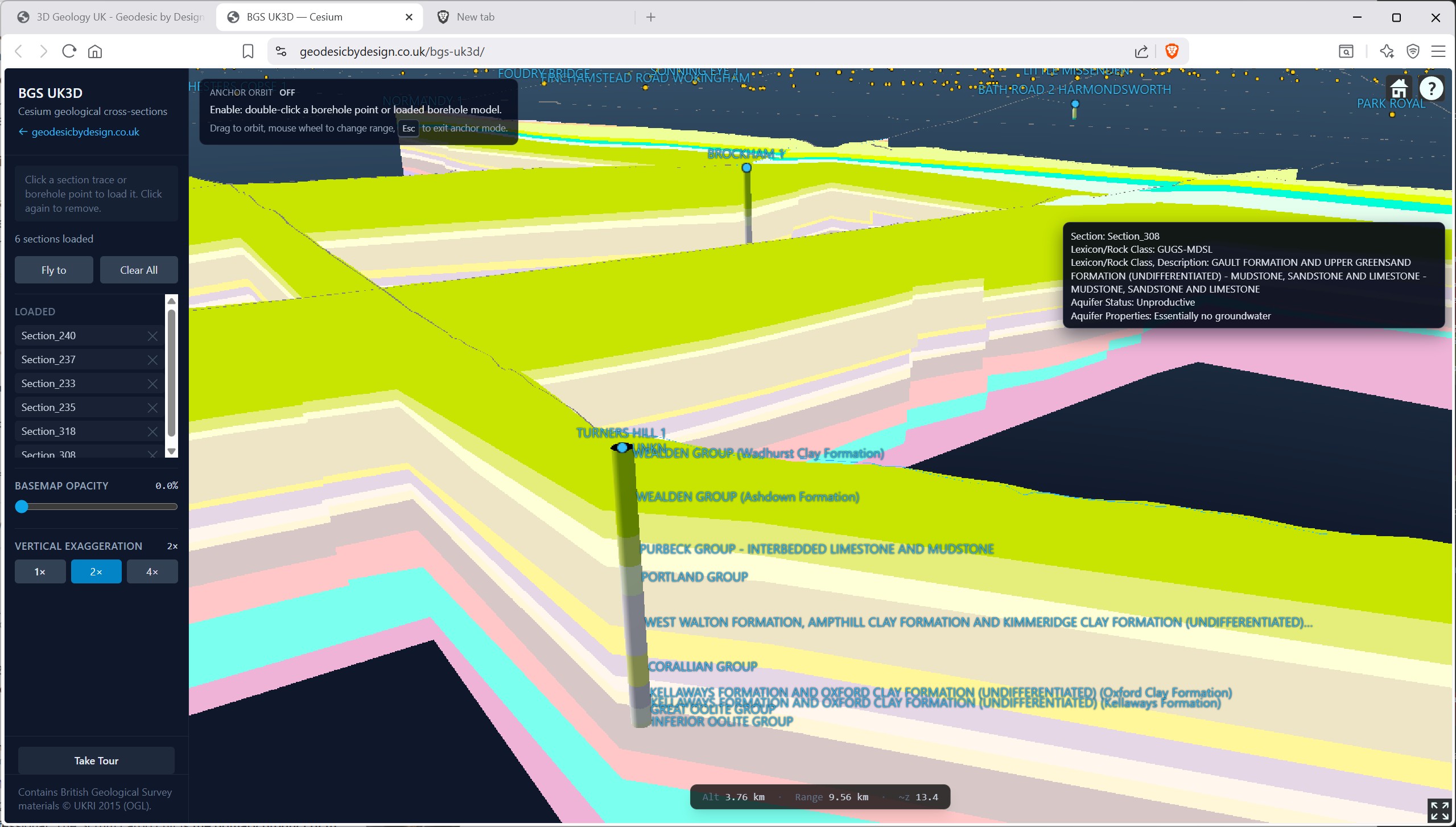 UK Geology Explorer viewer